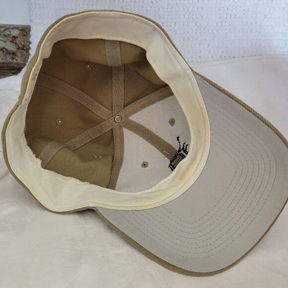 Detroit Tigers Baseball Hat sz 7 3/8 Tan Beige MLB Embroidered D Acrylic Wool - Picture 6 of 9